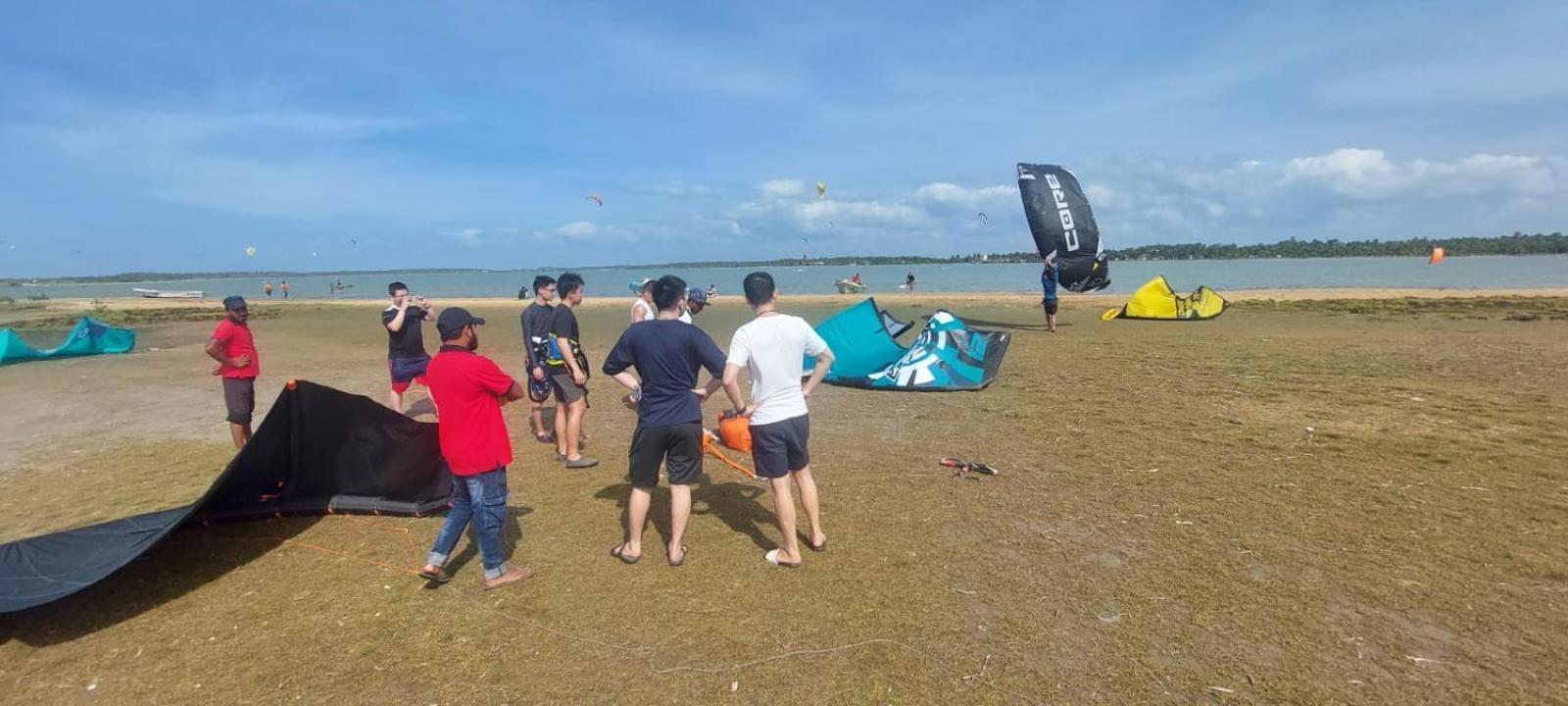 Blue Waves Kite Surfing Beach Resort Kalpitiya Eksteriør billede